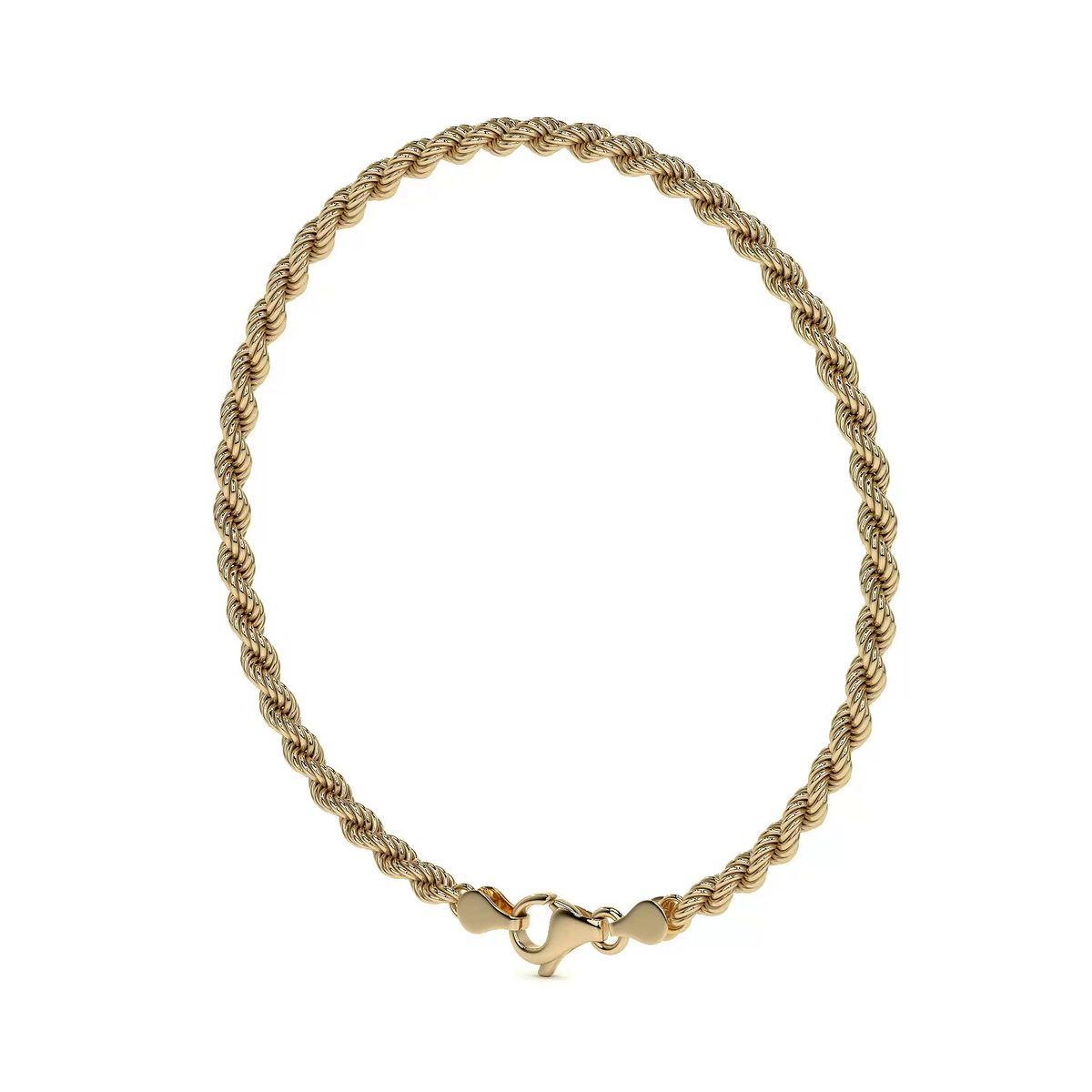Pulsera de Oro 14K Estilo Torsal Italiano | Brazalete Elegante y Sofisticado