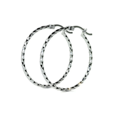 Arete Arracada Diamantada De Plata Ley 925 Para Mujer Confeti