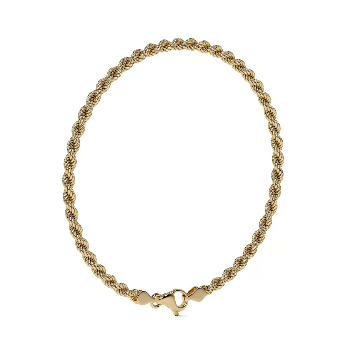 Pulsera de Oro 10K para Hombre Estilo Torsal Italiano | Brazalete Masculino Elegante