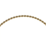Pulsera de Oro de 14K para Mujer Estilo Torsal | Joyería Fina Italiana