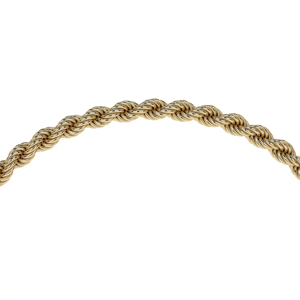 Pulsera de Oro 14K Estilo Torsal Italiano | Brazalete Elegante y Sofisticado