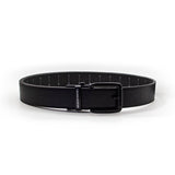 Cinturón Negro De Piel Recortable