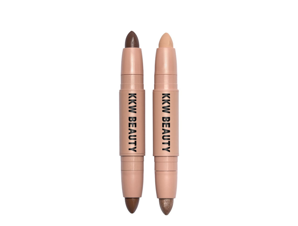 KKW BEAUTY CREME CONTOUR & HIGHLIGHT SET DEEP DARK