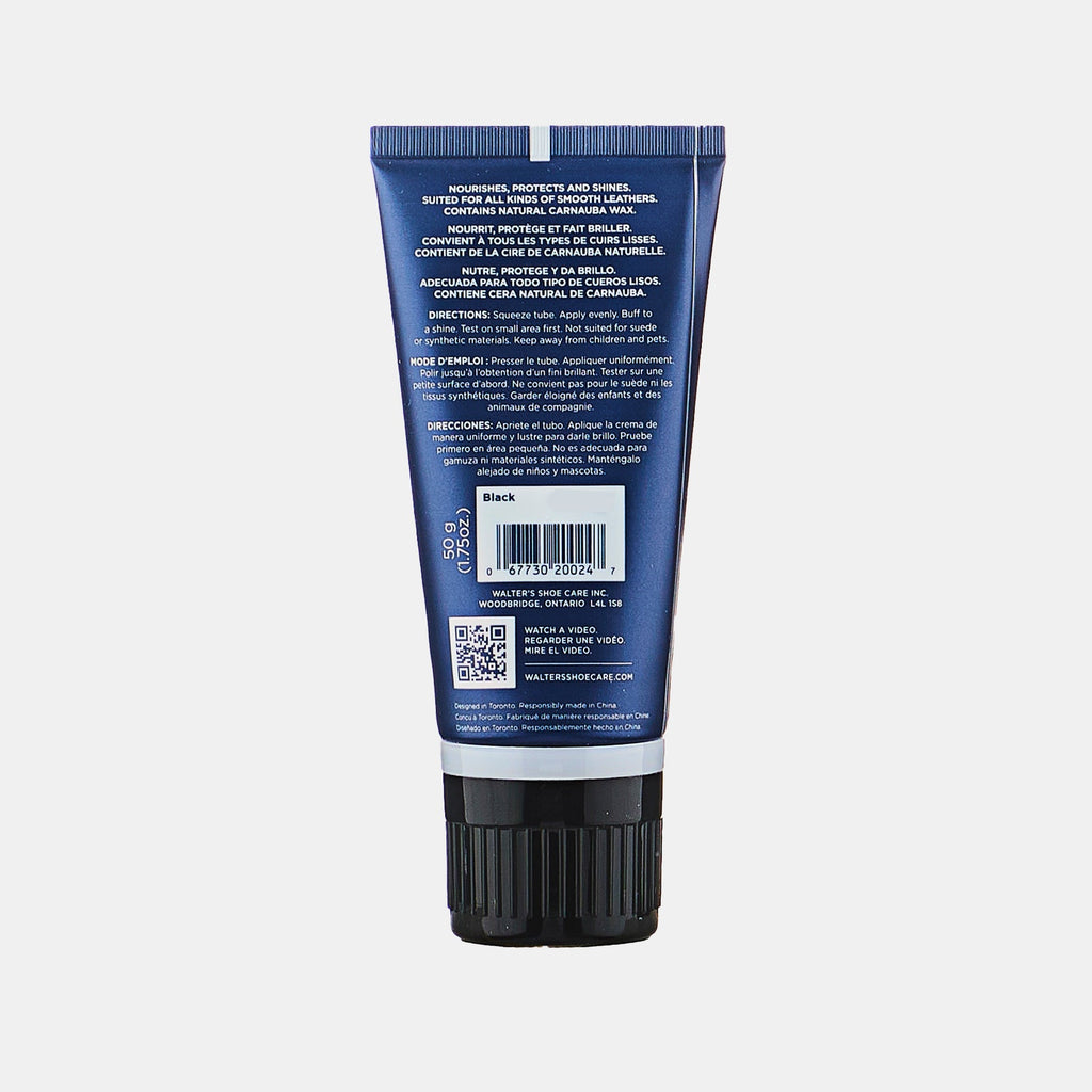 CREAM POLISH BLACK