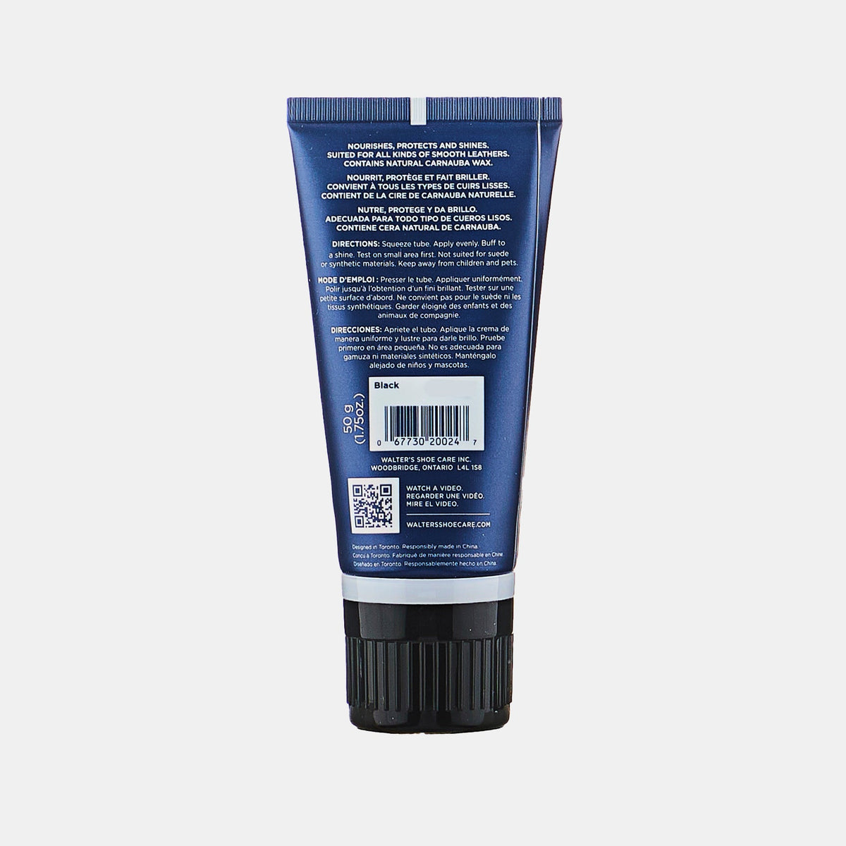 CREAM POLISH BLACK