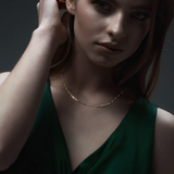 Cadena de Oro 14K Figaro 3x1, Collar de Oro Italiano 2.0mm con Broche de Argolla | Joyería Fina