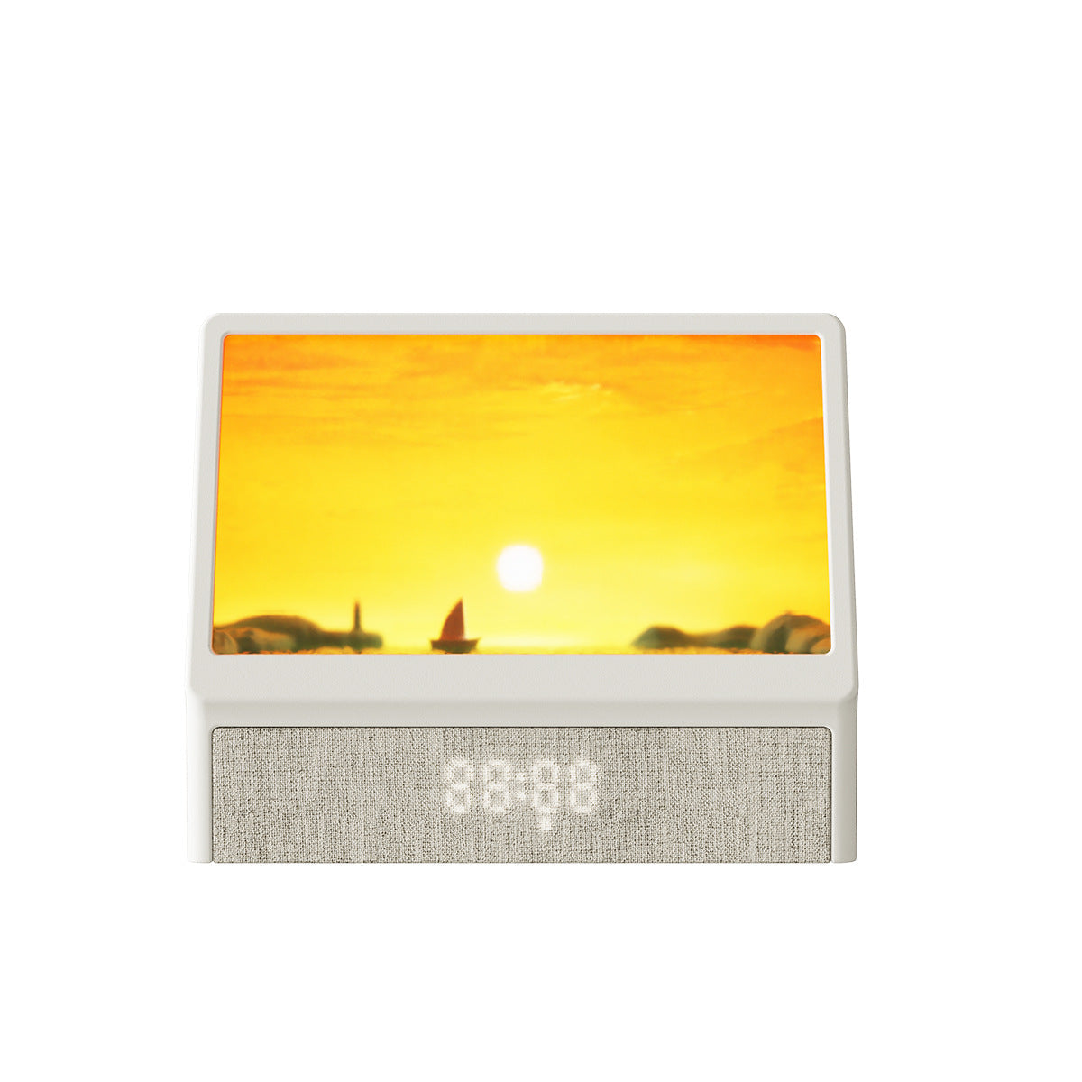 Iluminación Suave en Mesa de Noche