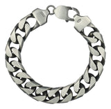 Pulsera De Plata 925 Cubana 19cm Calibre 10.7mm Italiana