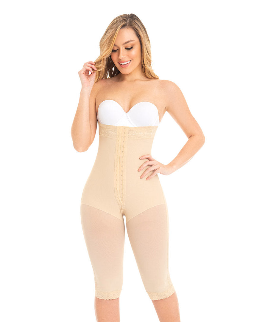Faja larga con strapess siliconado F0076 de Fajas M&D