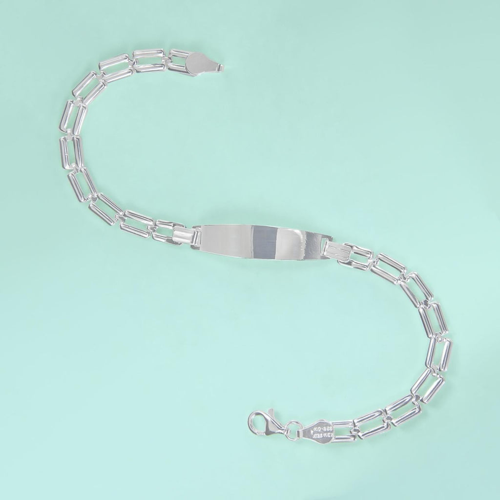 Pulsera Esclava De Plata Ley 925 Para Niña