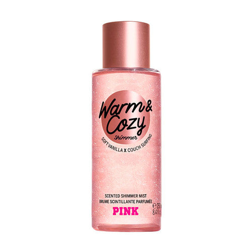 PINK BODY MIST WARM & COZY SHIMMER 250ml