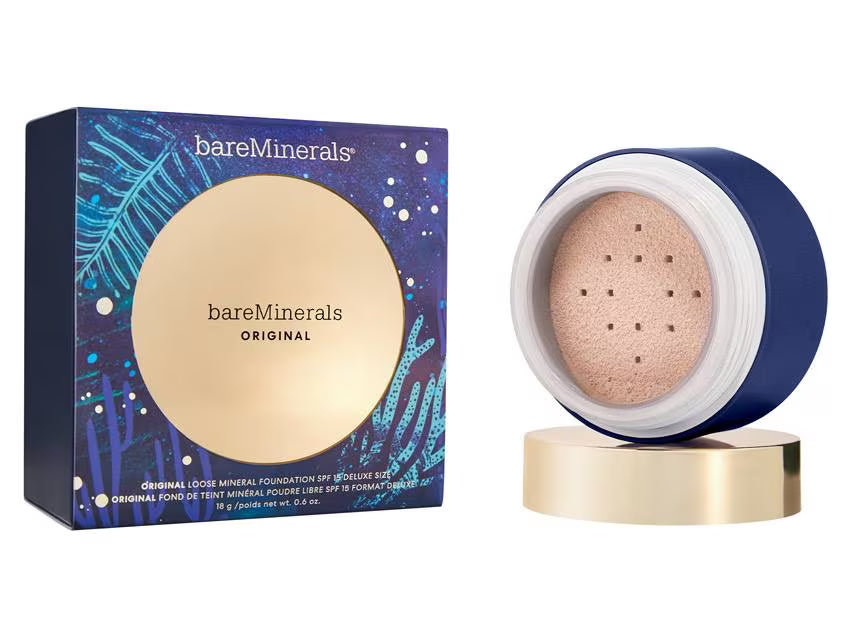 BAREMINERALS ORIGINAL LOOSE MINERAL FOUNDATION SPF 16 DELUXE SIZE 