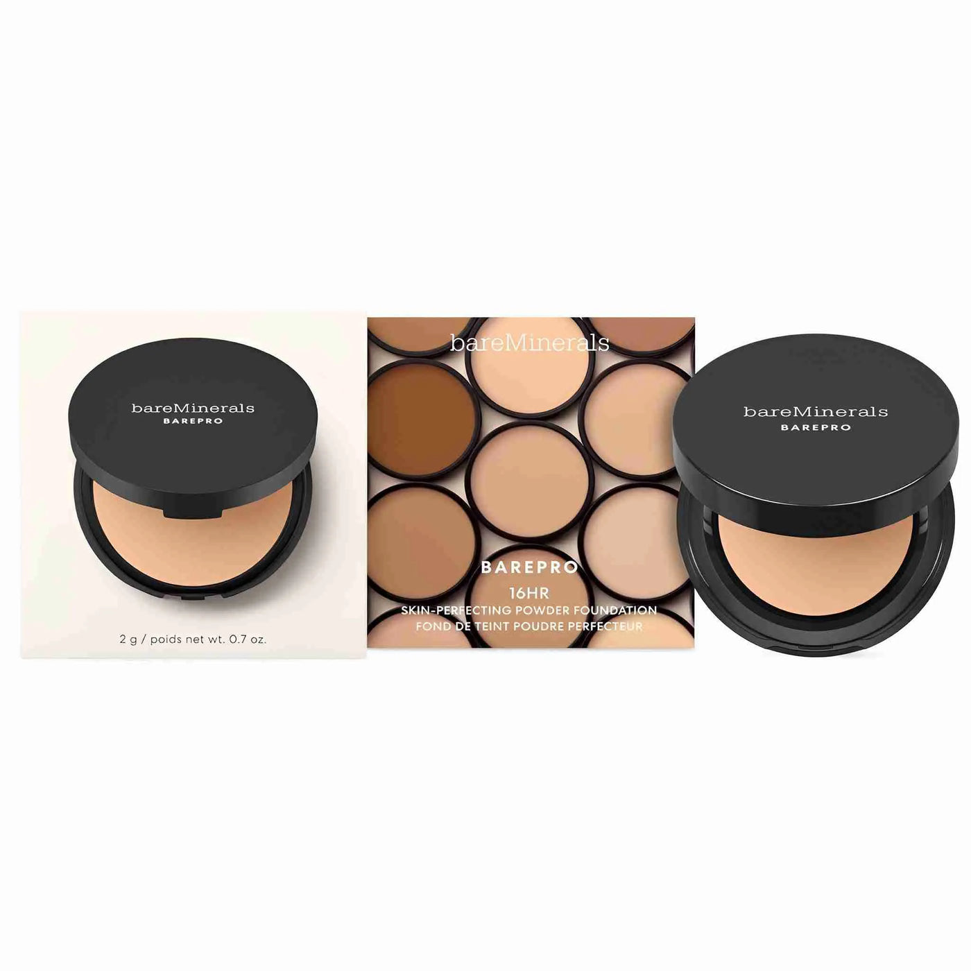 bareMinerals 16-Hour Powder Foundation Mini – Light 22 Cool