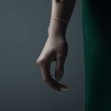 Pulsera Esclava de Oro 10K Estilo Fígaro 3x1 con Placa | Joyería Italiana