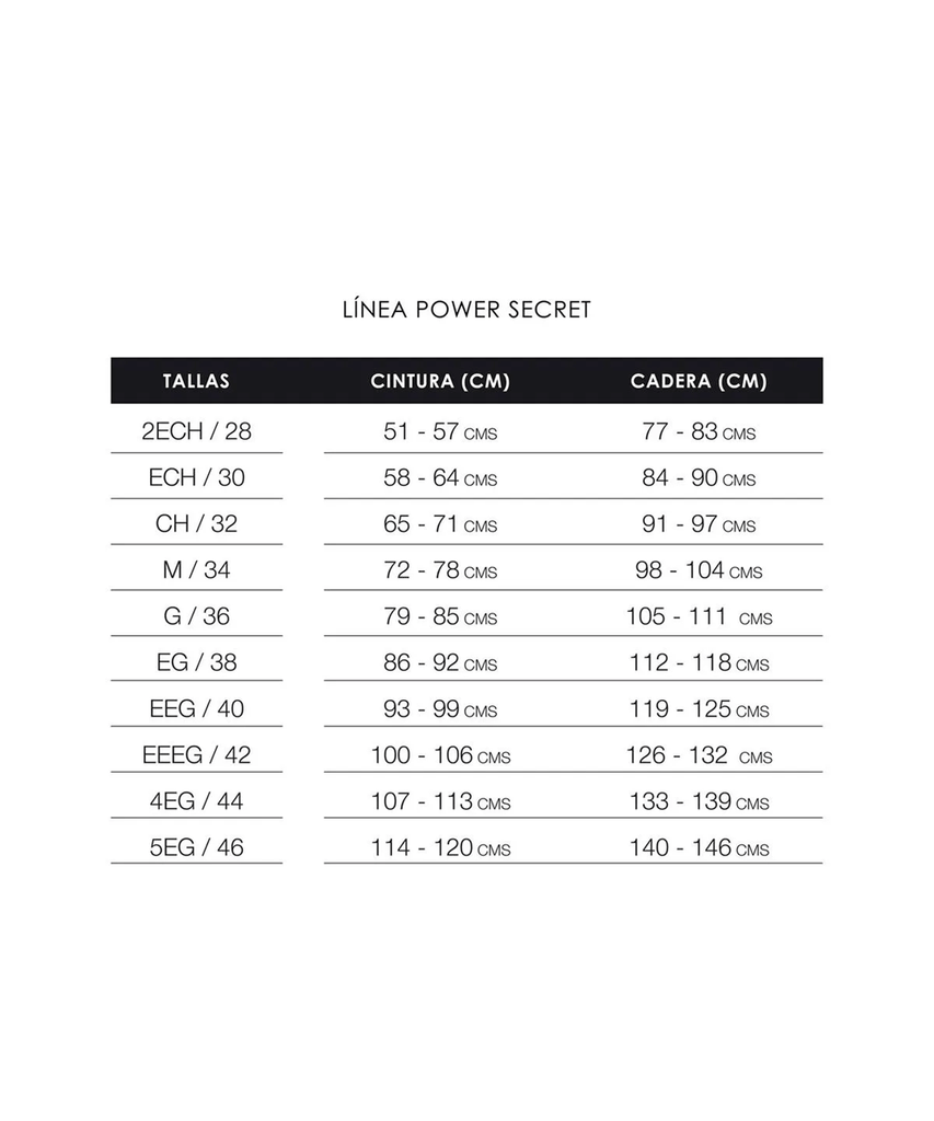 Faja Short con Cinturilla Realce Invisible Power Secret Mujer 1107 de Ann Chery®