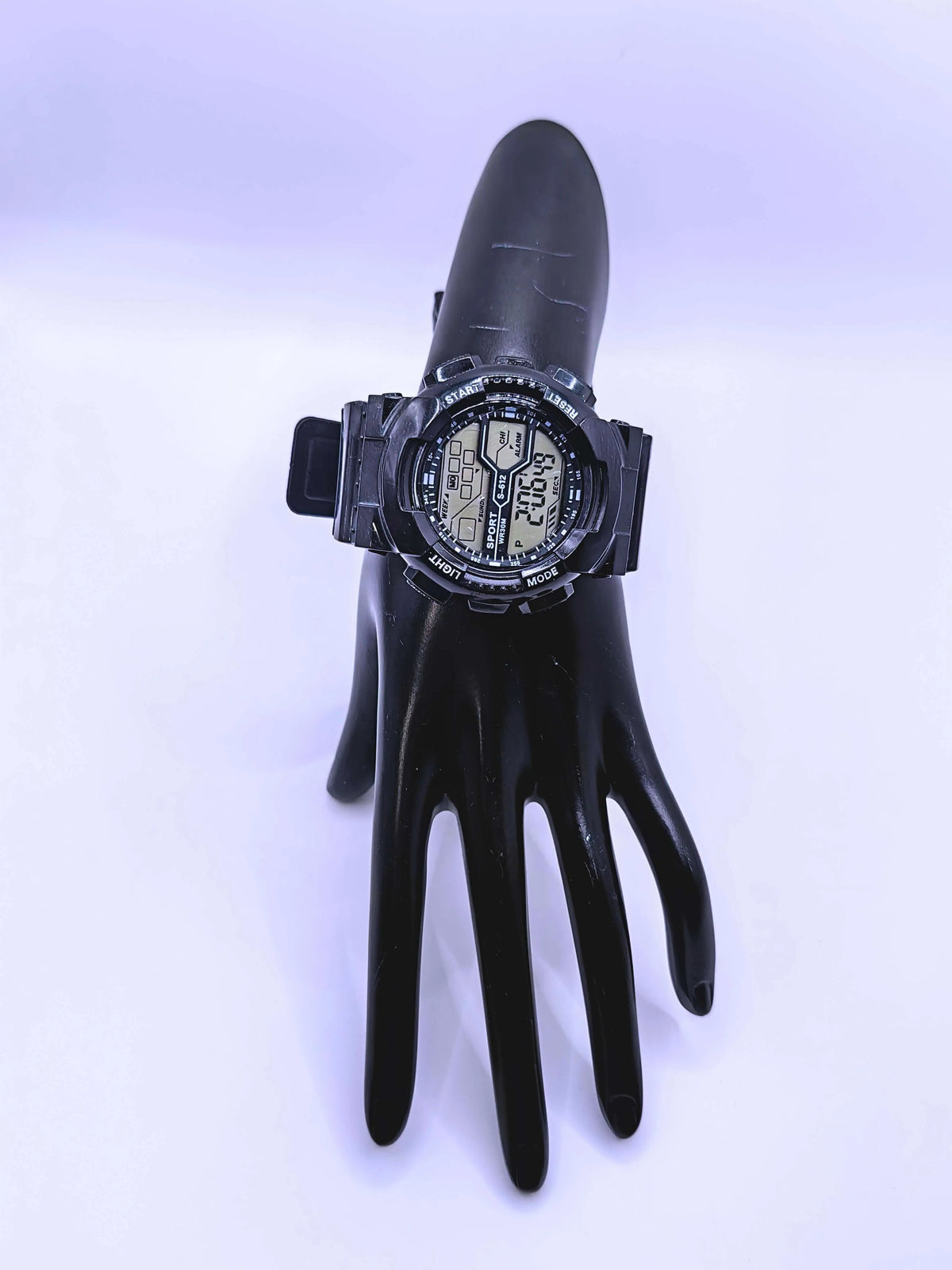 Wa0012 - Reloj Digital Plástico Negro Calenbi