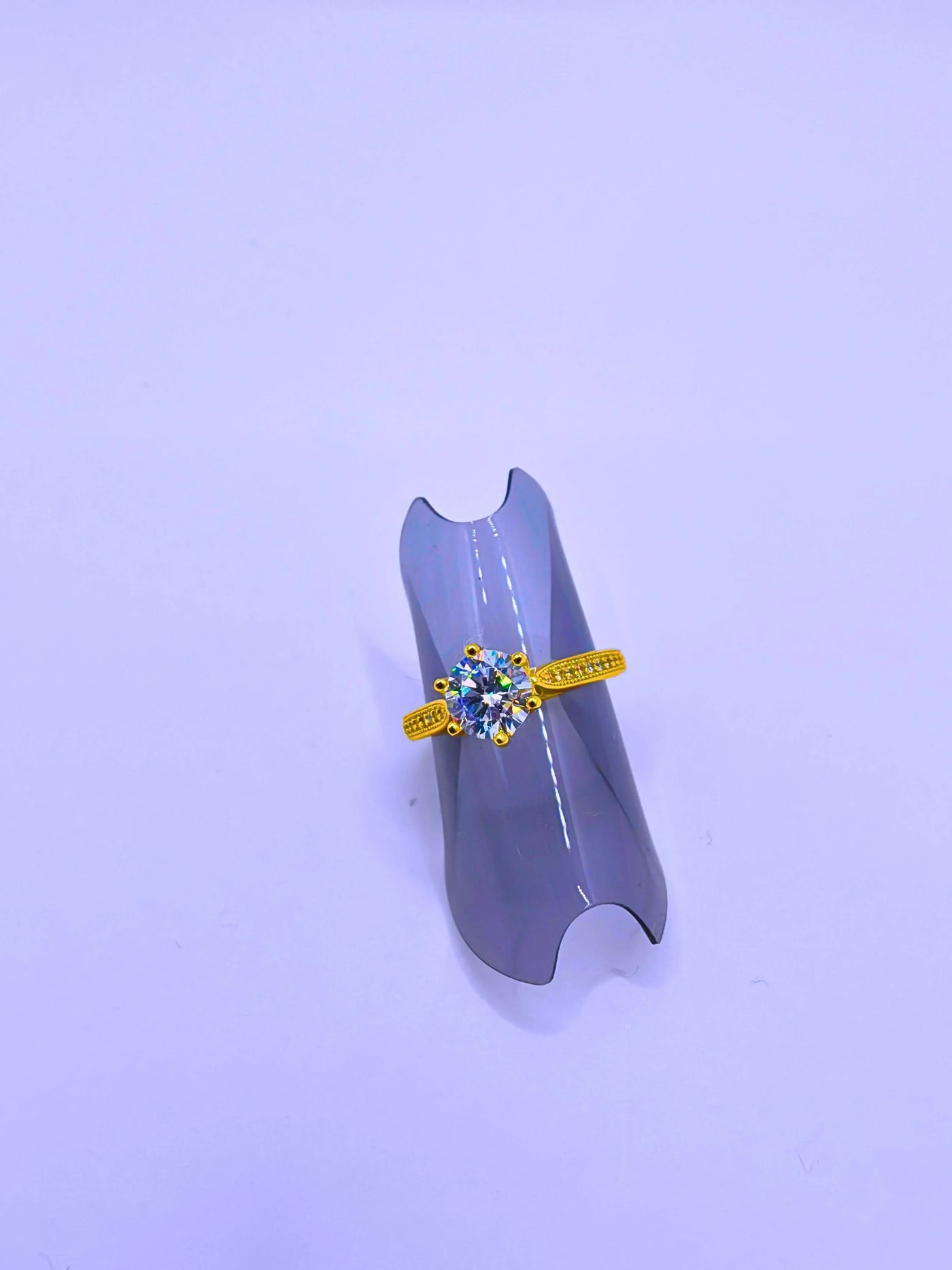 Anillo Plata Ley 925 "Compromiso 3" Chapa Oro 14k Calenbi