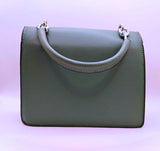 Bolsa Hombro Pequeña Cuero Verde Calenbi