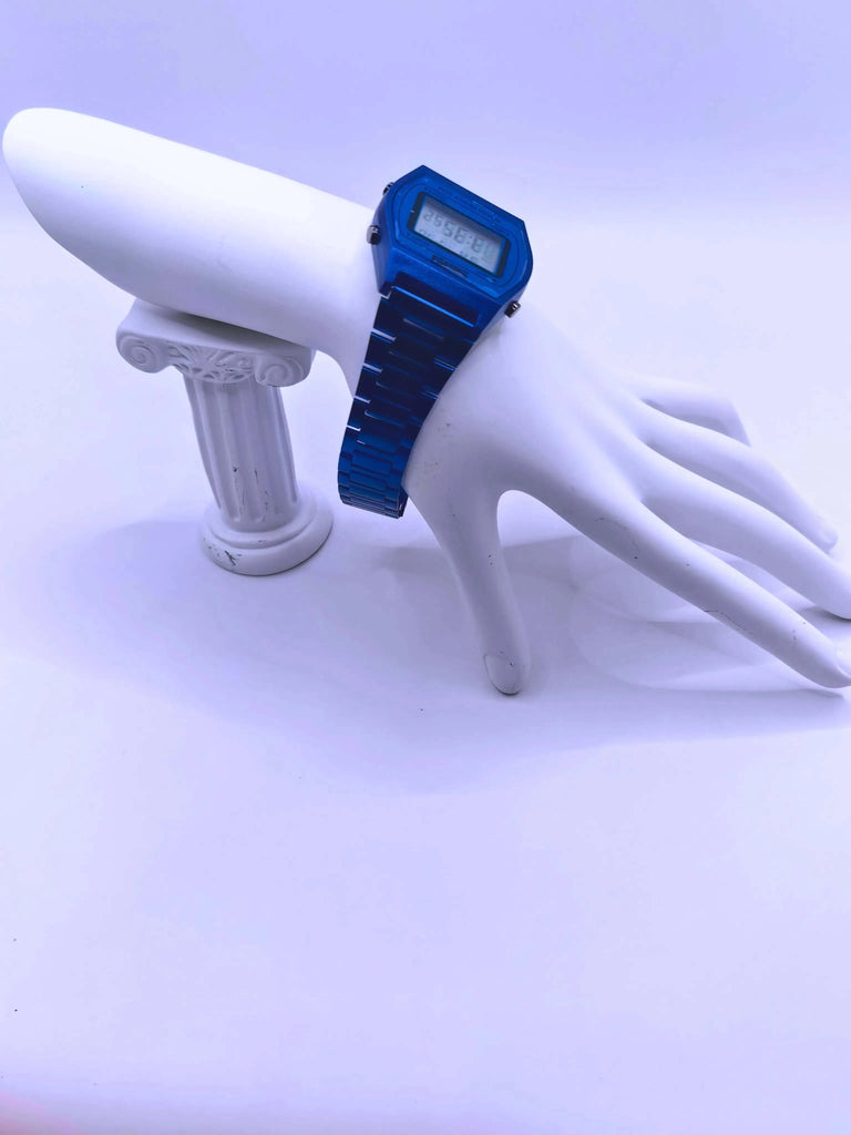 Wa0001 - Reloj Acero Inoxidable Unisex Azul Marino Calenbi