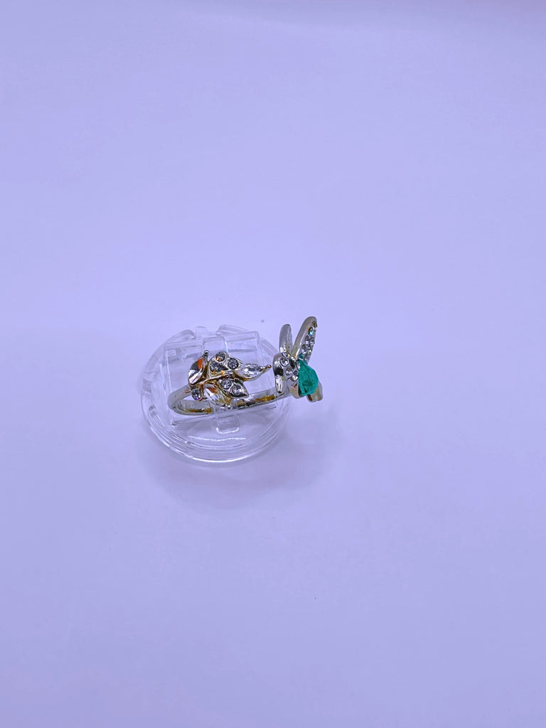 Anillo Aleación Zinc Colibrí Ajustable Calenbi