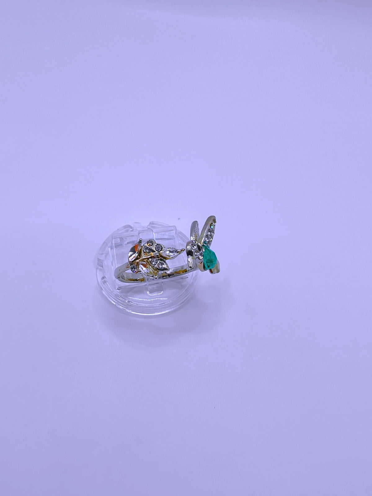 Anillo Aleación Zinc Colibrí Ajustable Calenbi
