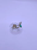 Anillo Aleación Zinc Colibrí Ajustable Calenbi