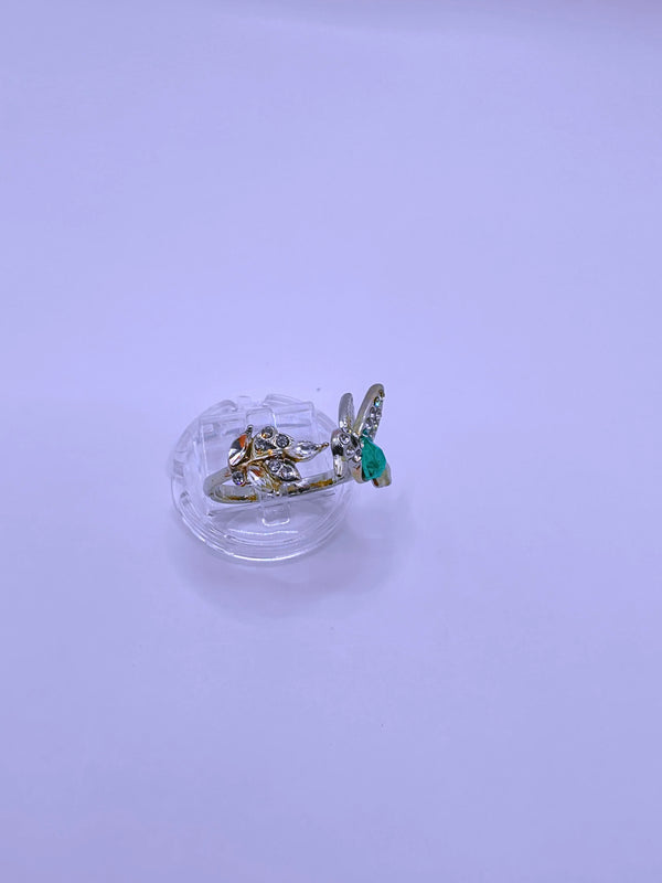 Anillo Aleación Zinc Colibrí Ajustable Calenbi