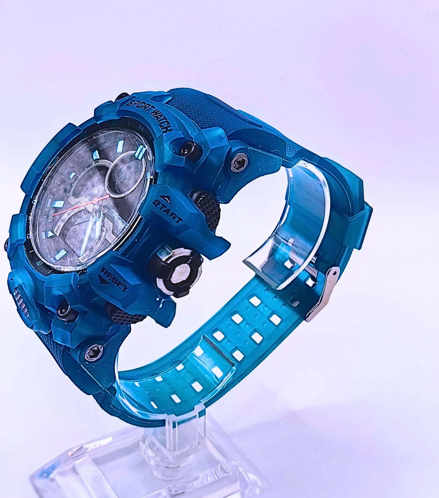 Wa0019 - Reloj Analógico Digital Turquesa Sanda