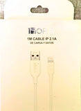 Cab238 - 1m Cable Ip 2.1a De Carga Y Datos 1hora
