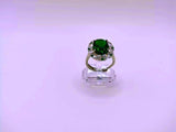 Anillo S925 Ley "Sello Real" Circonita Cubica Ajustable Calenbi