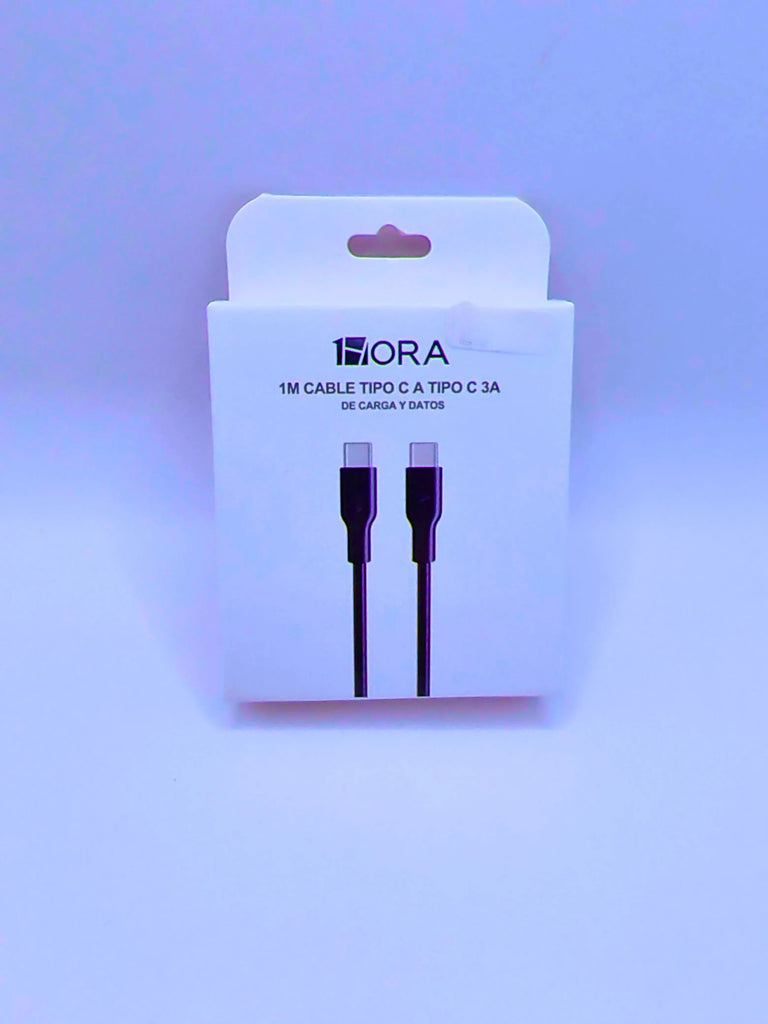 Cab252 - 1m Cable Tipo  C  3a De Carga Y Datos 1hora