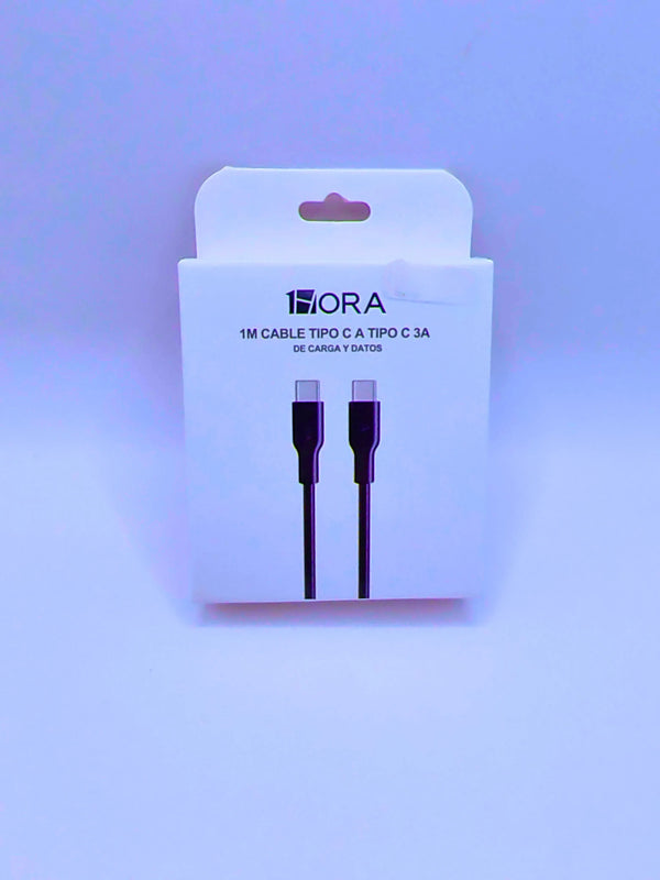 Cab252 - 1m Cable Tipo  C  3a De Carga Y Datos 1hora