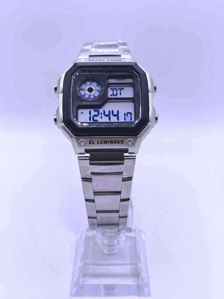 Wa0007 - Reloj Digital Acero Inoxidable Plata Skmei
