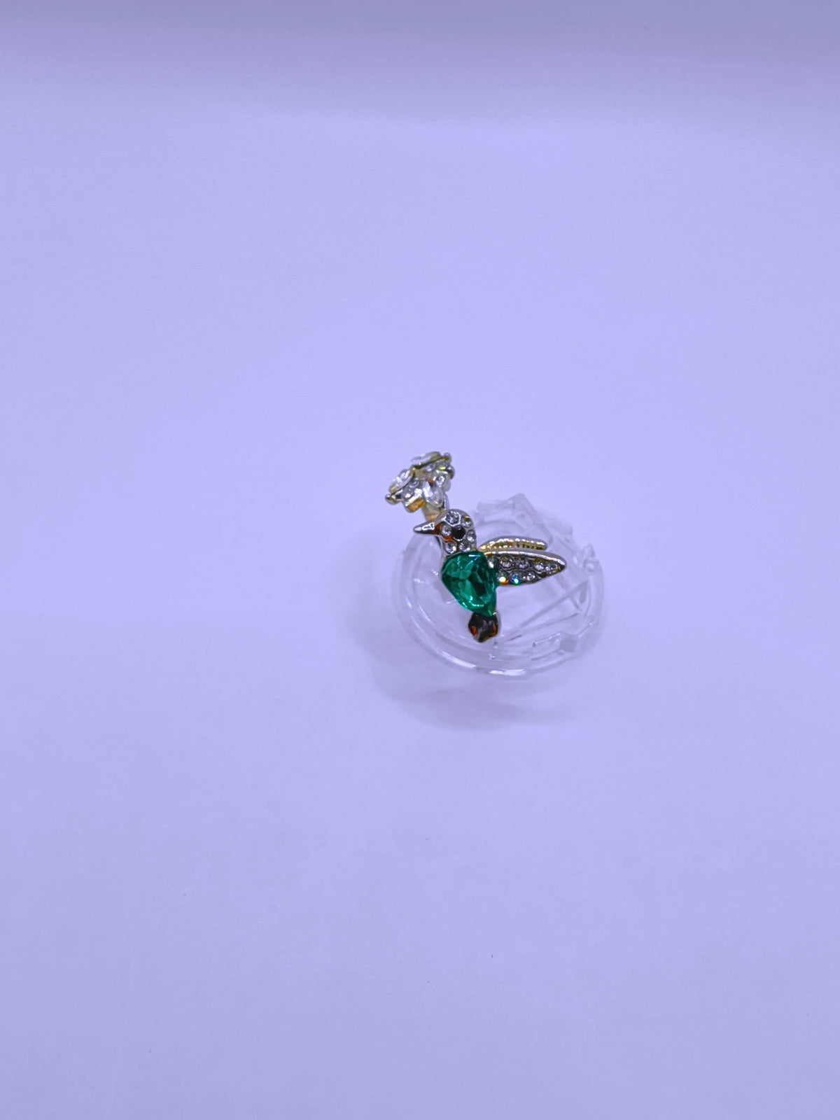 Anillo Aleación Zinc Colibrí Ajustable Calenbi