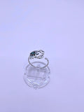 Anillo S925 Ley "Alacrán" Circonita Morada Ajustable Calenbi