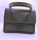 Bolsa Hombro Pequeña Cuero Verde Calenbi