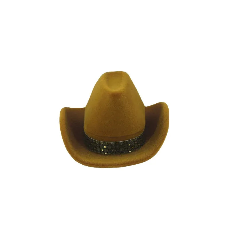 Joyero Pequeño Anillo Café Sombrero Vaquero Calenbi