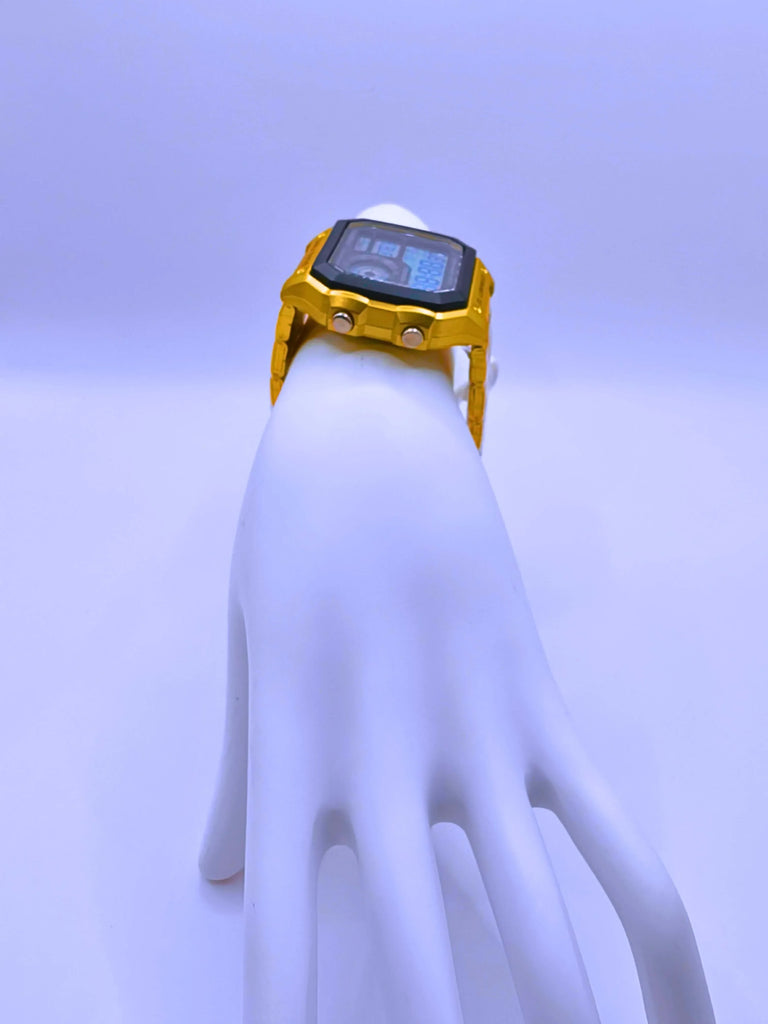 Wa0006 - Reloj Digital Acero Inoxidable Dorado Skmei