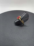 Anillo Plata Esterlina 925 Chapa Oro 10k Calenbi