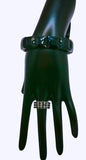 Brazalete y Anillo Cobre Elásticos Circonita Cubica Calenbi