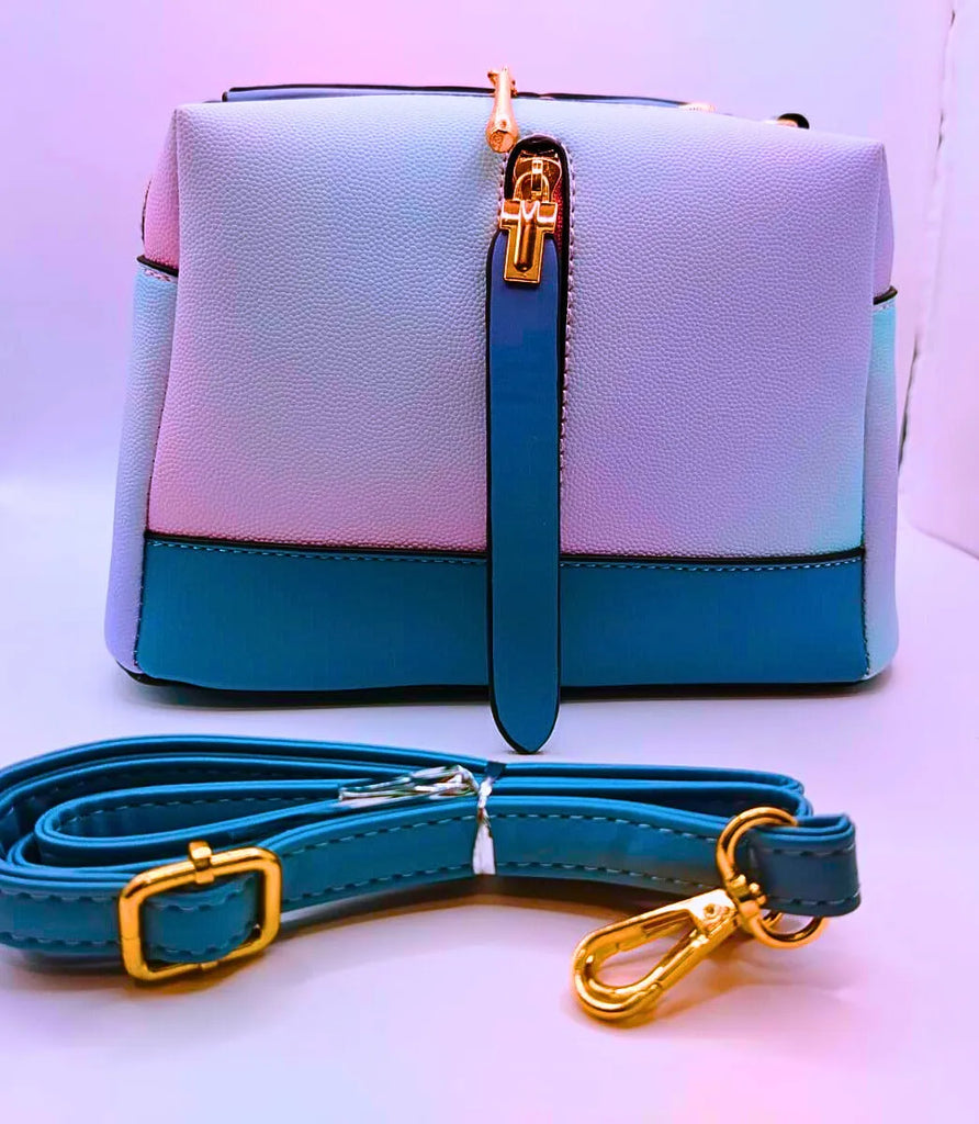Bolsa Pequeña Hombro Azul Multicolor Calenbi