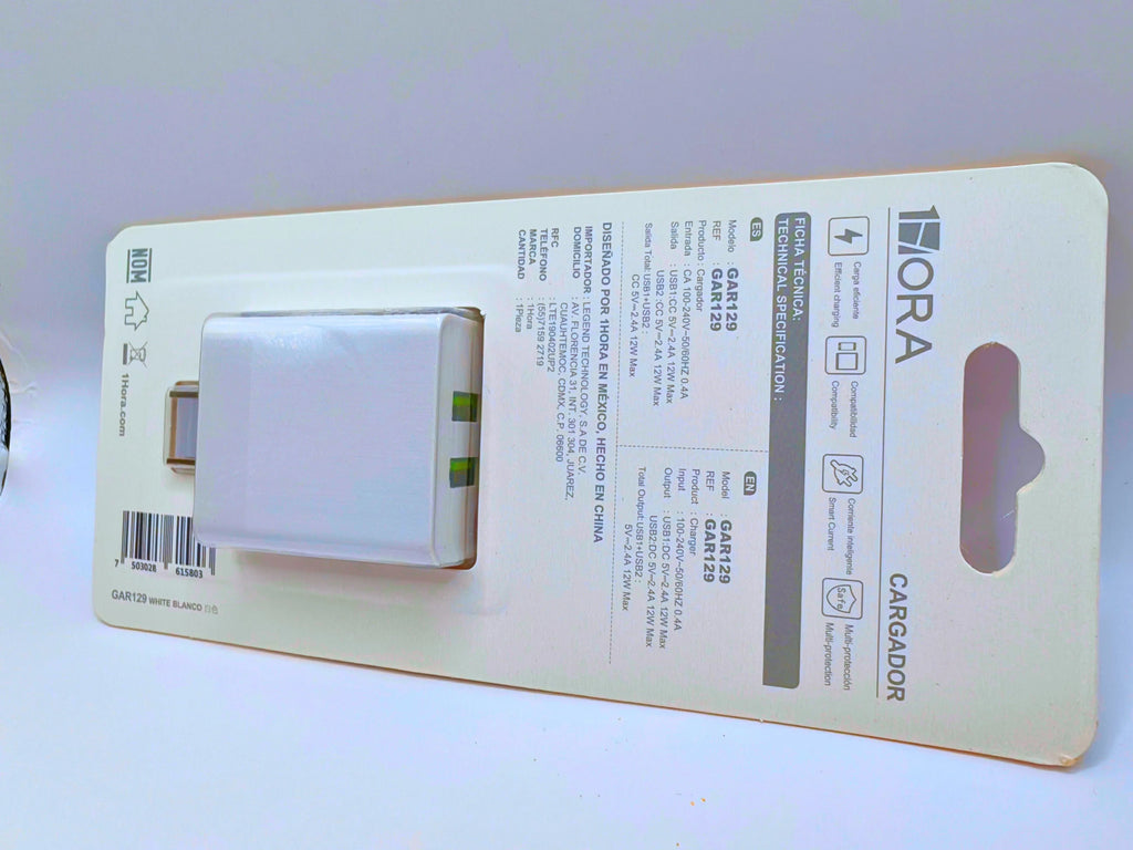 Gar129 - Cubo Cargador (sin Cable) 12w Max 2.4a