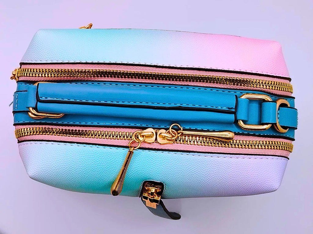 Bolsa Pequeña Hombro Azul Multicolor Calenbi