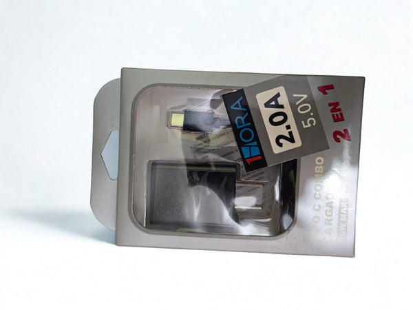 Gar080 - Combo Cargador Tipo  C