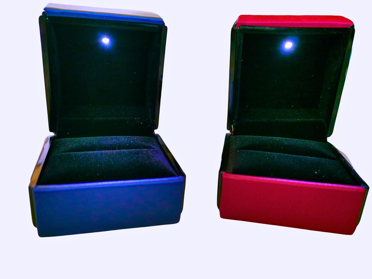 Joyero Pequeño Anillo Luz Led Calenbi