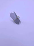 Anillo Plata Esterlina 925 "Compromiso 1" Moissanita Cerrado Calenbi