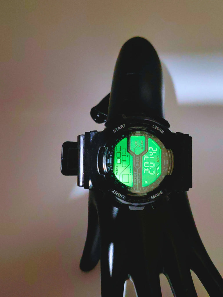 Wa0012 - Reloj Digital Plástico Negro Calenbi