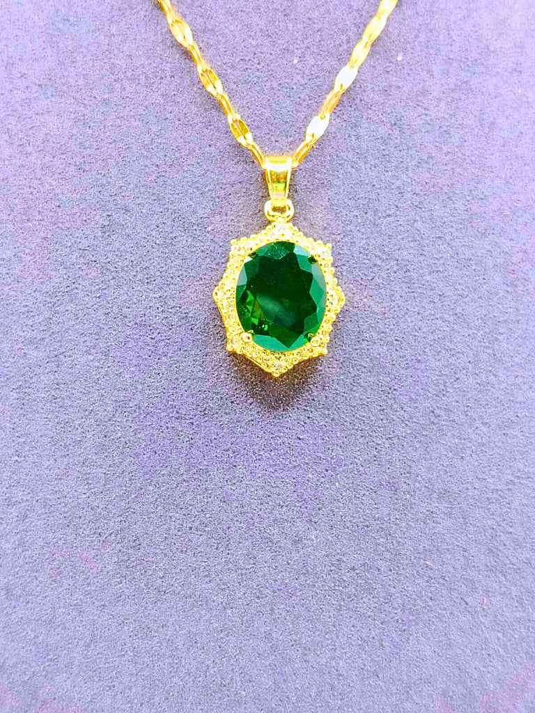 Collar y Aretes Acero Titanio 