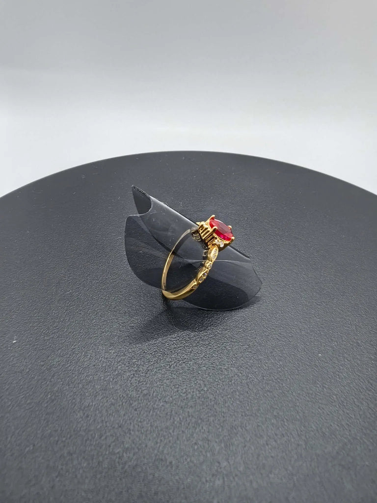 Anillo Plata Esterlina 925 Chapa Oro 10k Calenbi
