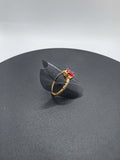 Anillo Plata Esterlina 925 Chapa Oro 10k Calenbi